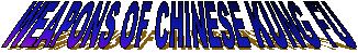 Chinese Kung Fu Weapons Logo